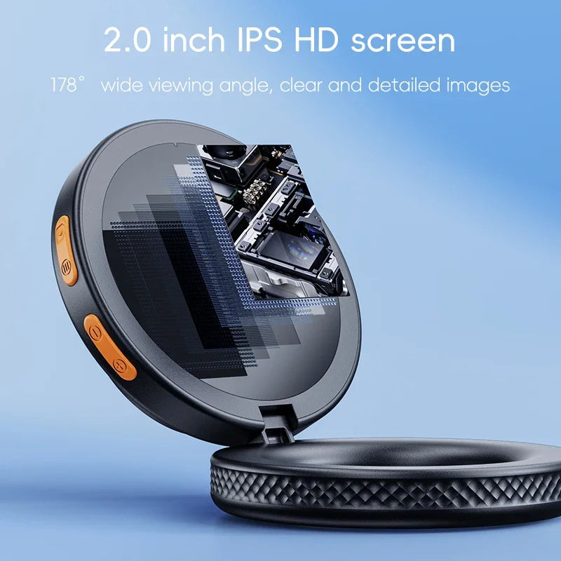 2.0 inch Autofocus Microscope Magnifier 500X 1080P Digital Microscope 8Leds Magnifying Glass for Electronics Repair Maintenance