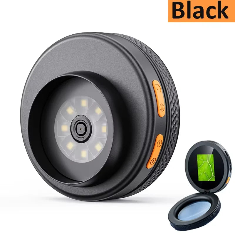 2.0 inch Autofocus Microscope Magnifier 500X 1080P Digital Microscope 8Leds Magnifying Glass for Electronics Repair Maintenance