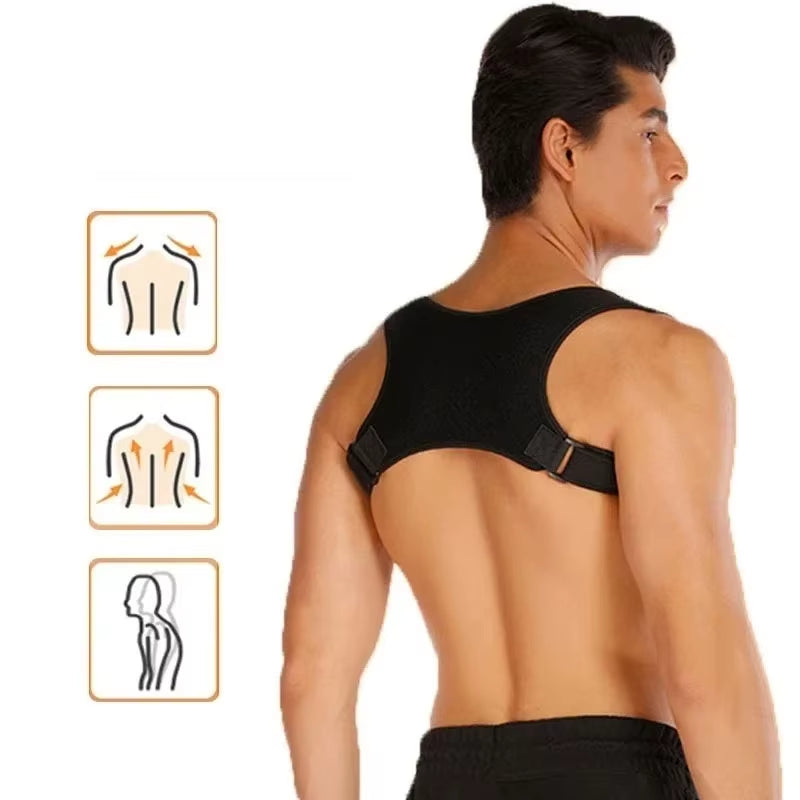 Lightweight Posture Support Belt for Better Alignment - Back Support for Sitting & Standing Upright Posture Aid