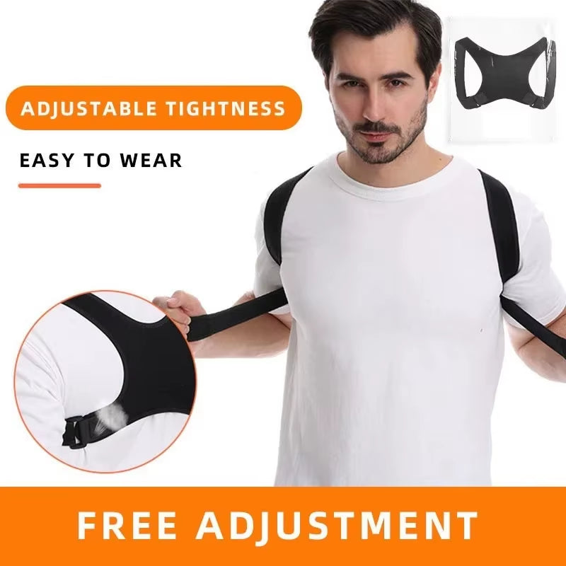 Lightweight Posture Support Belt for Better Alignment - Back Support for Sitting & Standing Upright Posture Aid