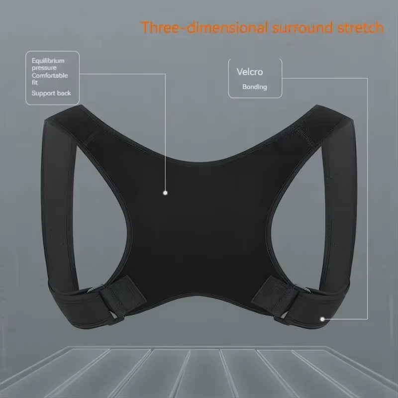 Lightweight Posture Support Belt for Better Alignment - Back Support for Sitting & Standing Upright Posture Aid